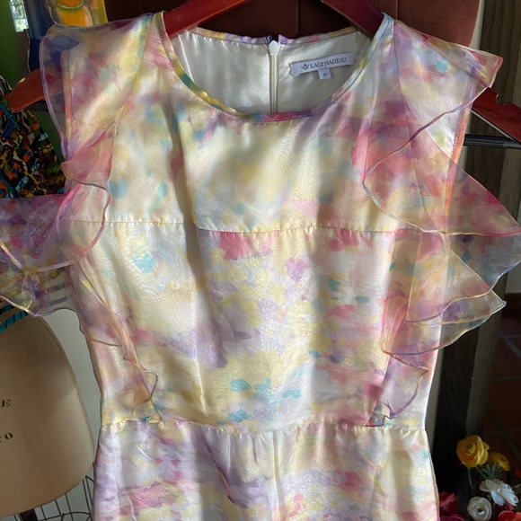 Amazing Rare Lagi Nadeau Ruffle Dress - Picture 8 of 15